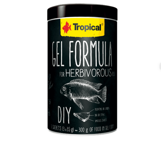 Gel Formula for Herbivorous Fish 3x35G/300G