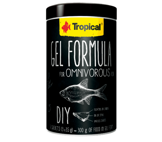 Gel Formula For Omnivorous Fish 35G Sachet